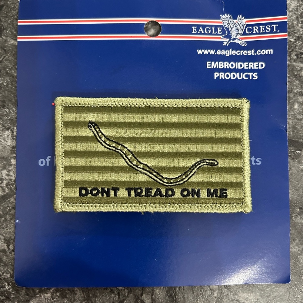 Olive Green 'Don't Tread On Me' Patch